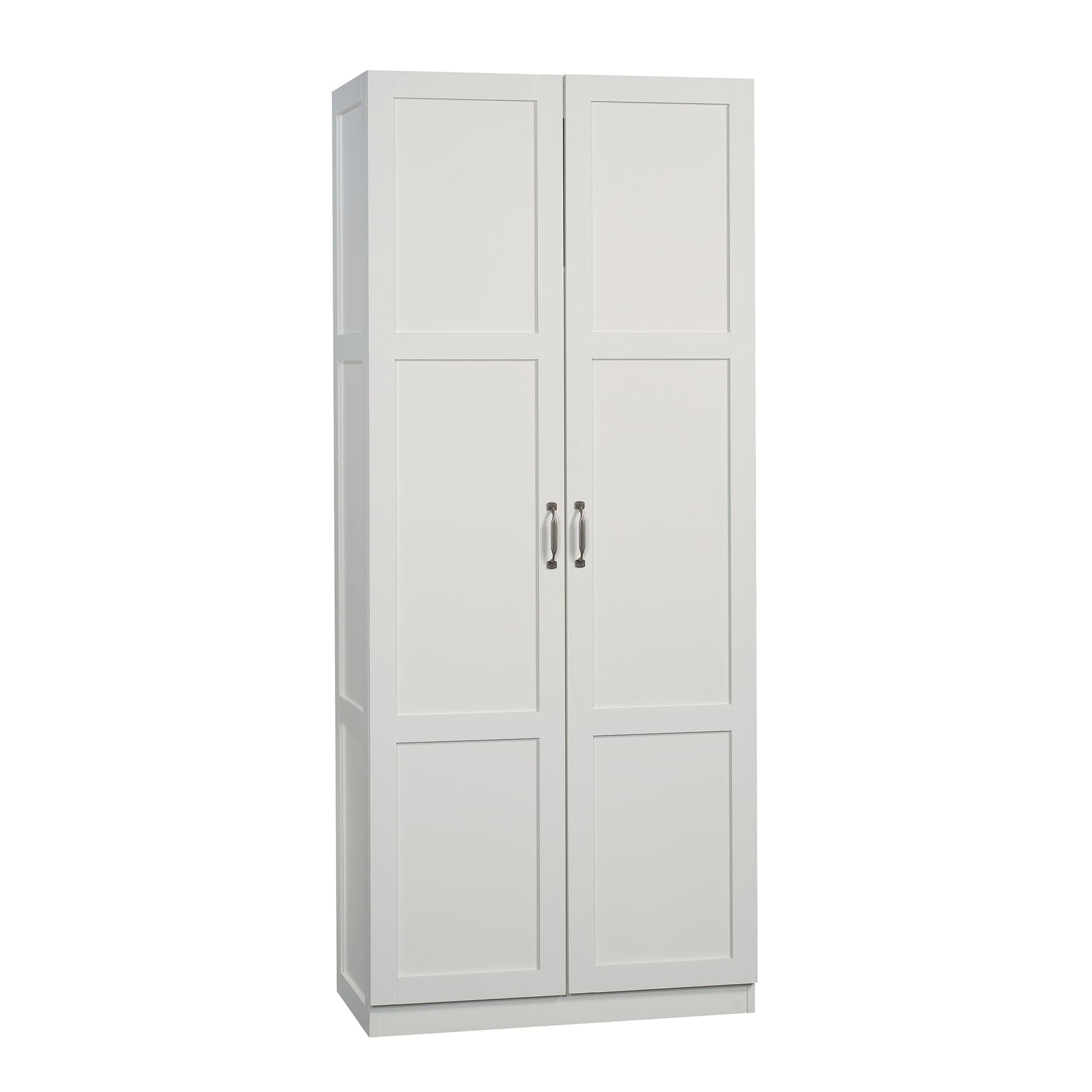 Sauder Select Storage Cabinet/ Pantry cabinets, White finish - The One Stop Deals