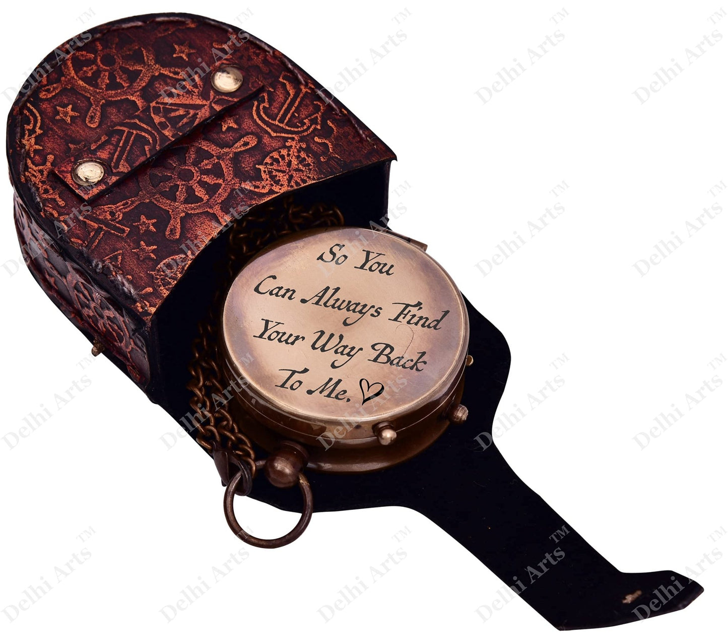 So You Can Always Find Your Way Back to Me/Personalized Compass/Anniversary giftfor him/her. Luxury Gift - The One Stop Deals