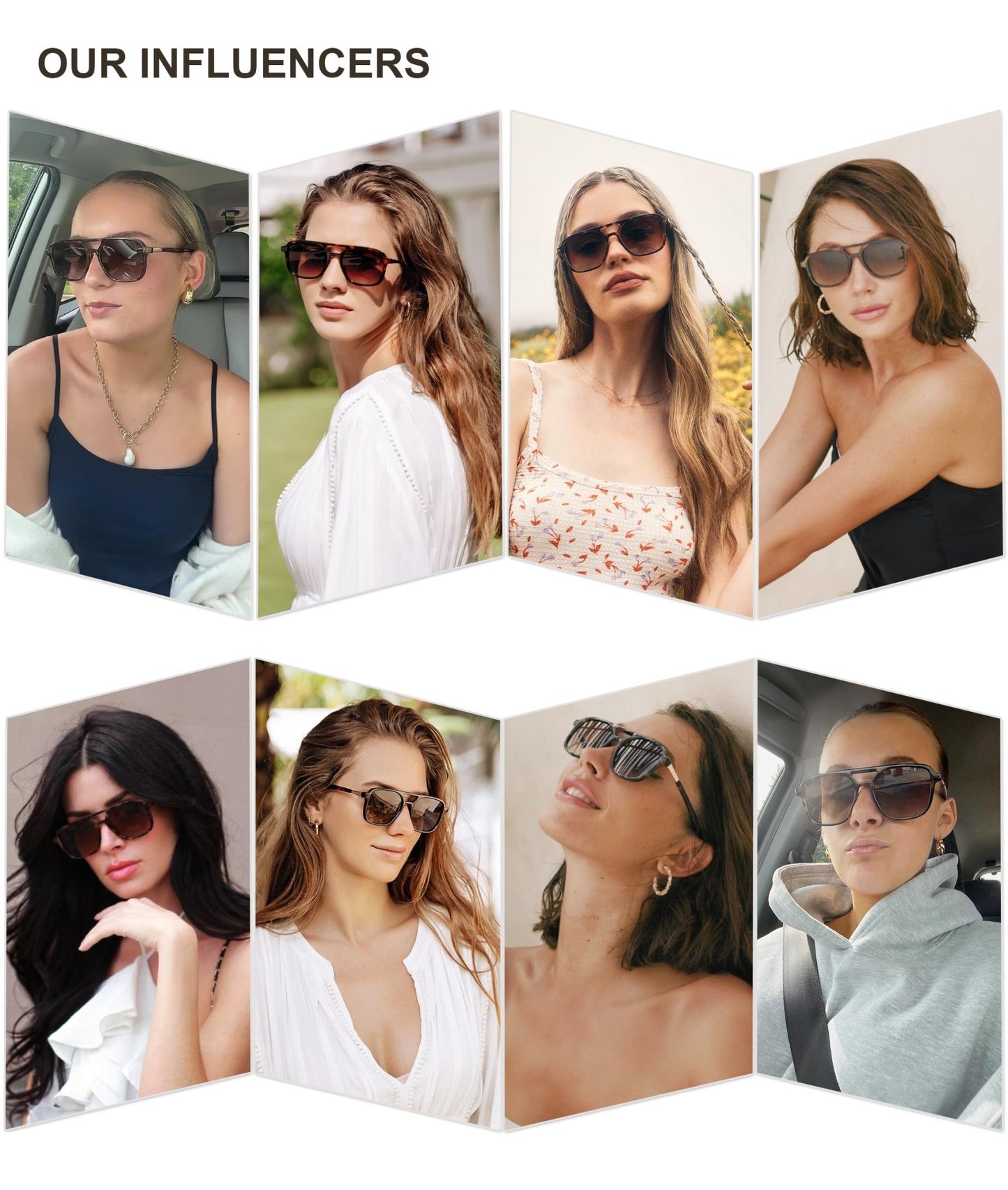 SOJOS Retro Aviator Sunglasses for Women Men,Trendy Rectangle Womens Mens Shades Sun Glasses SJ2202 Tortoise Frame Brown Grading Lens - The One Stop Deals