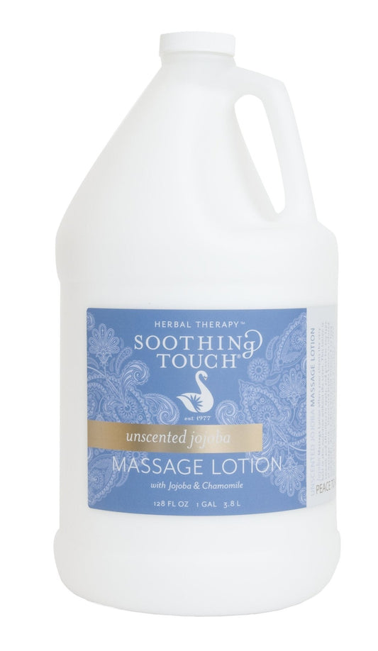 Soothing Touch 304892 - 06 - LE128 Unscented Jojoba Massage Lotion, Arnica Flower, Aloe Vera, Deeply Moisturizing, 1 Gallon - The One Stop Deals