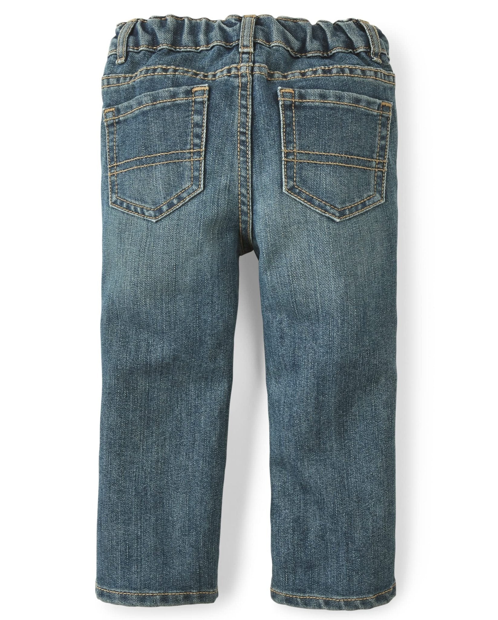 The Children's Place Baby Boys and Toddler Boys Basic Bootcut Jeans, Tide Pool, 3T - The One Stop Deals