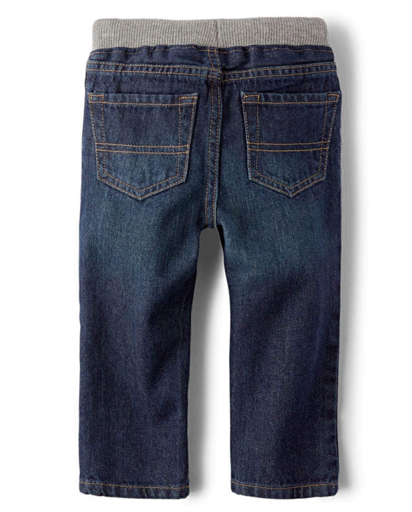 The Children's Place Baby Boys' Pull On Straight Jeans, Liberty Blue, 4T - The One Stop Deals