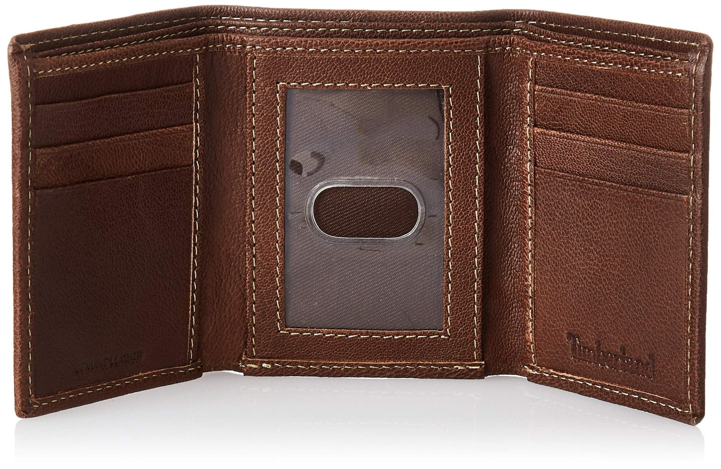 Timberland Men's Leather RFID Blocking Trifold Wallet, Brown, One Size - The One Stop Deals