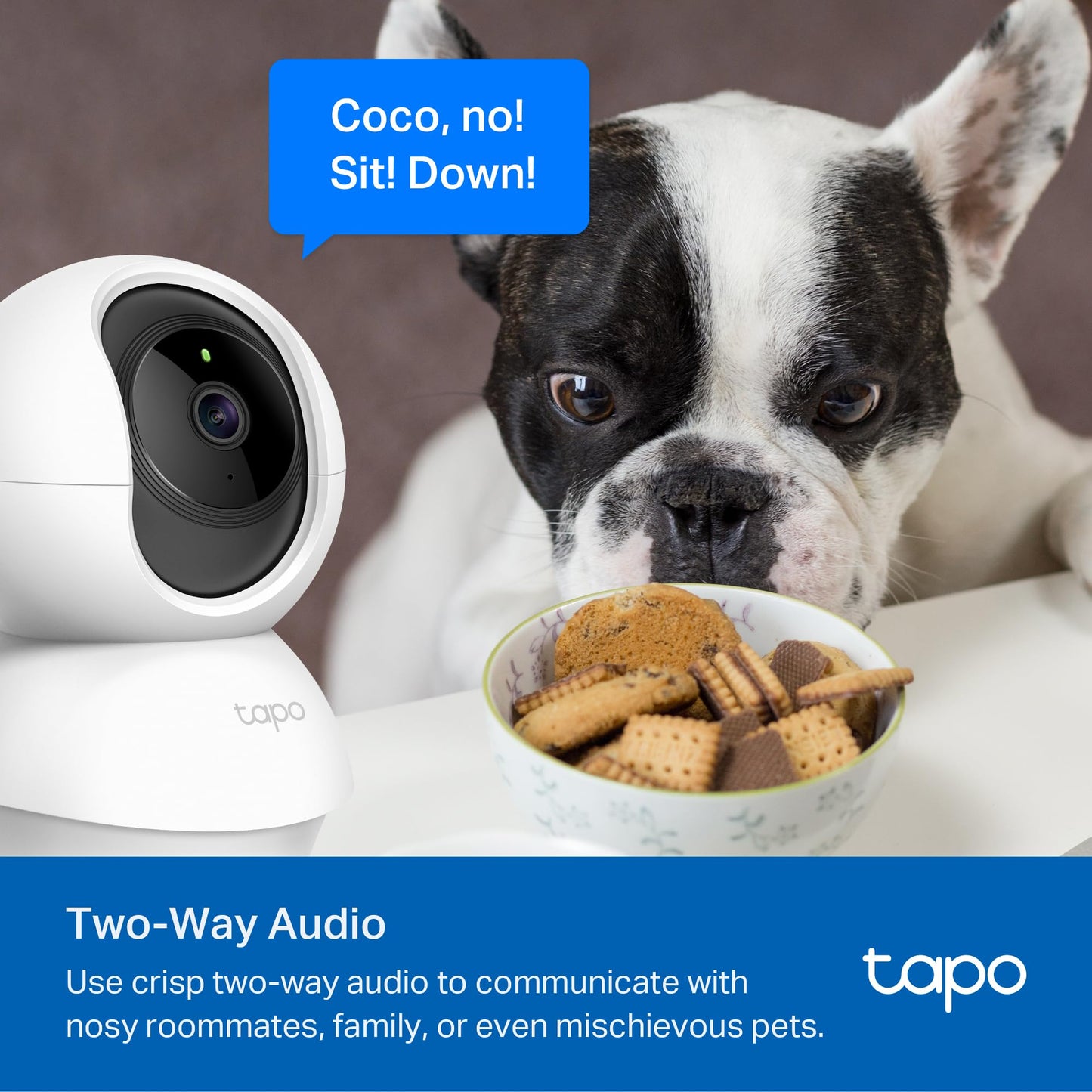 TP - Link Tapo 2K Pan/Tilt Security Camera for Baby Monitor, Dog Camera w/Motion Detection, 2 - Way Audio, Siren, Night Vision, Cloud & SD Card Storage, Works with Alexa & Google Home, 2 - Pack (C210P2) - The One Stop Deals