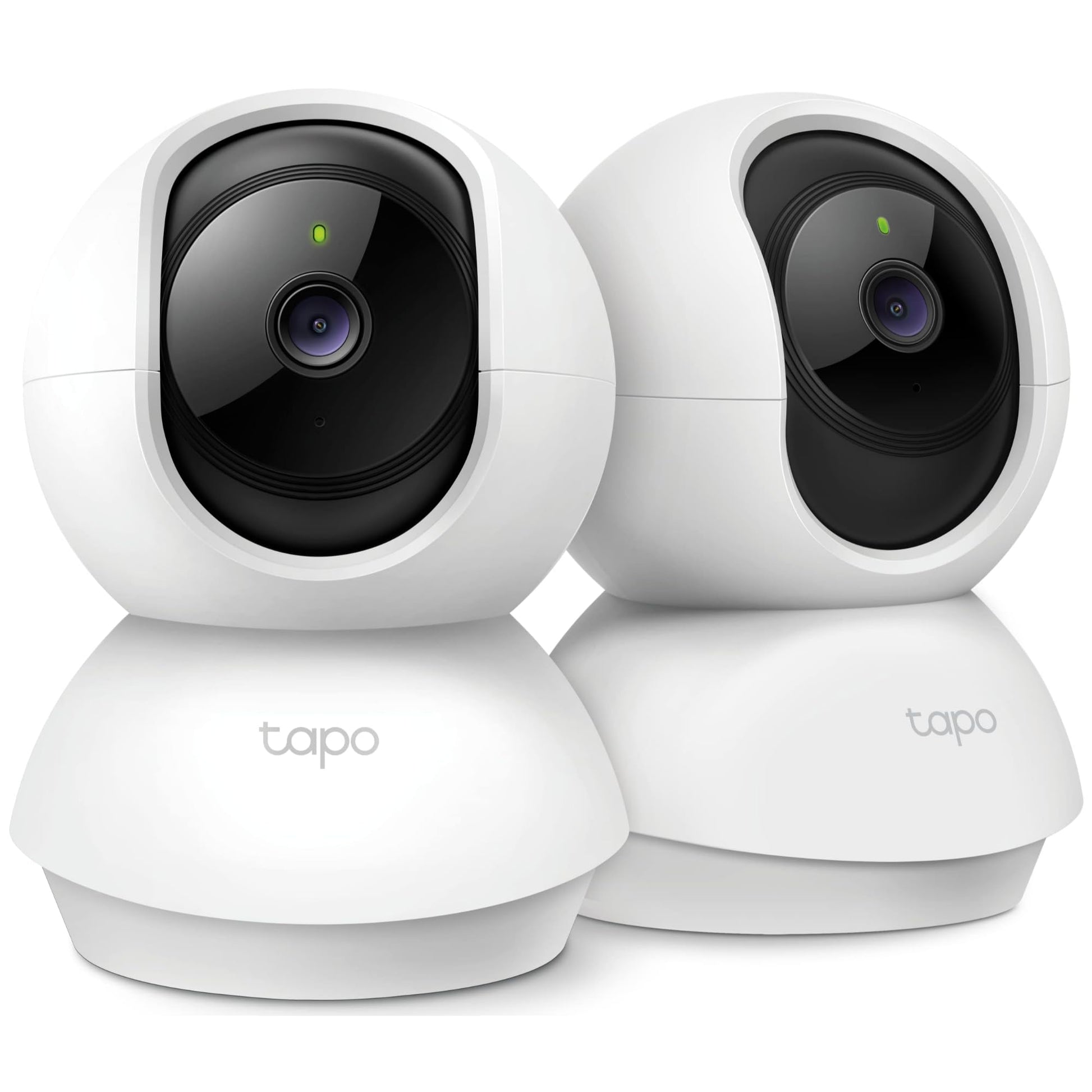 TP - Link Tapo 2K Pan/Tilt Security Camera for Baby Monitor, Dog Camera w/Motion Detection, 2 - Way Audio, Siren, Night Vision, Cloud & SD Card Storage, Works with Alexa & Google Home, 2 - Pack (C210P2) - The One Stop Deals