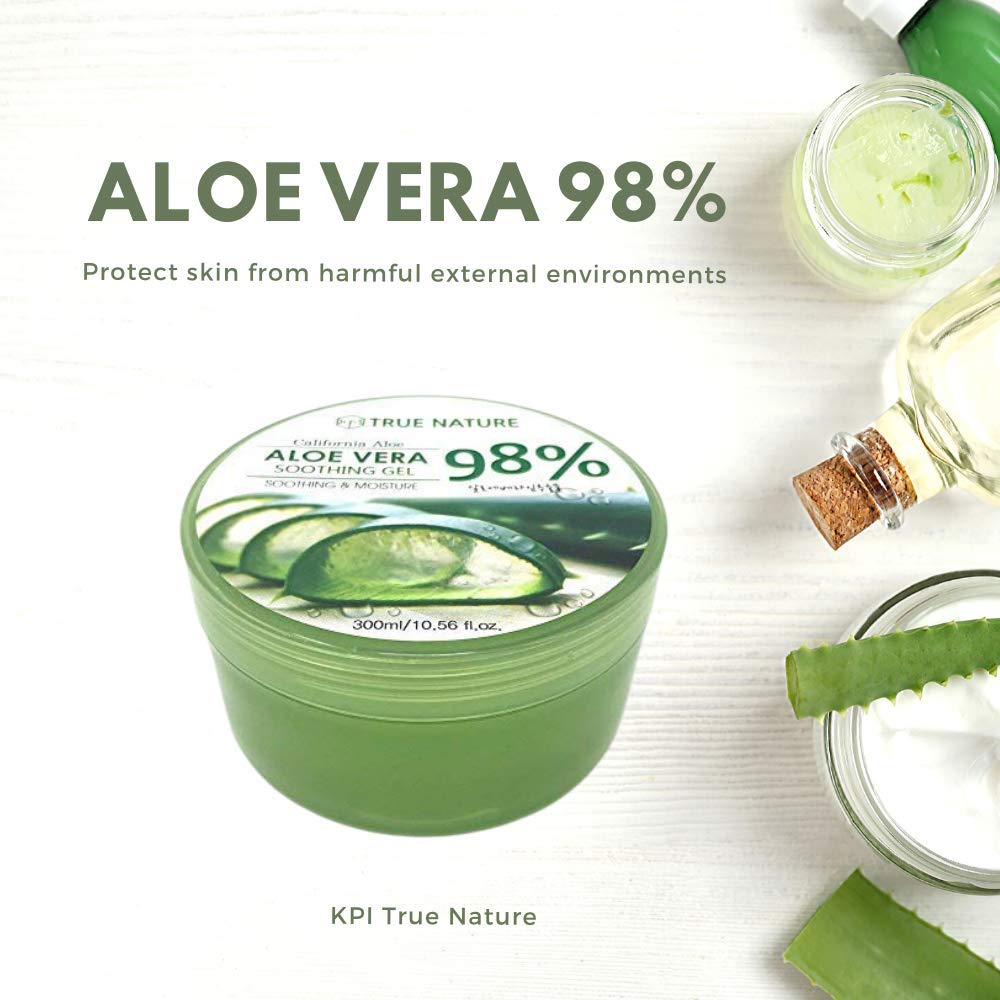 True Nature Soothing & Moisture 98% Aloe Vera Gel face moisturizer body aloe vera gel - The One Stop Deals