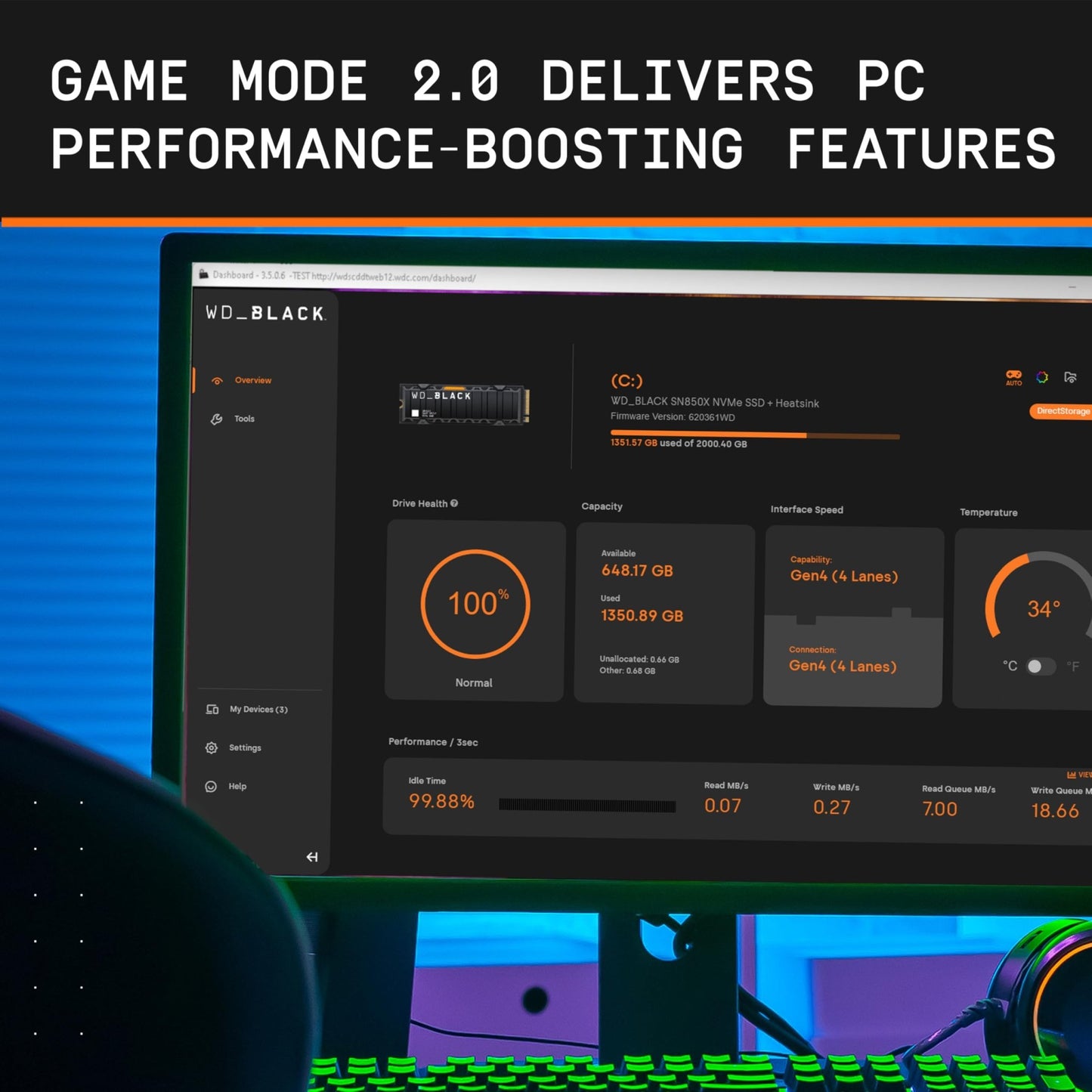 WD_BLACK 8TB SN850X NVMe Internal Gaming SSD Solid State Drive - Gen4 PCIe, M.2 2280, Up to 7,200 MB/s - WDS800T2X0E - The One Stop Deals