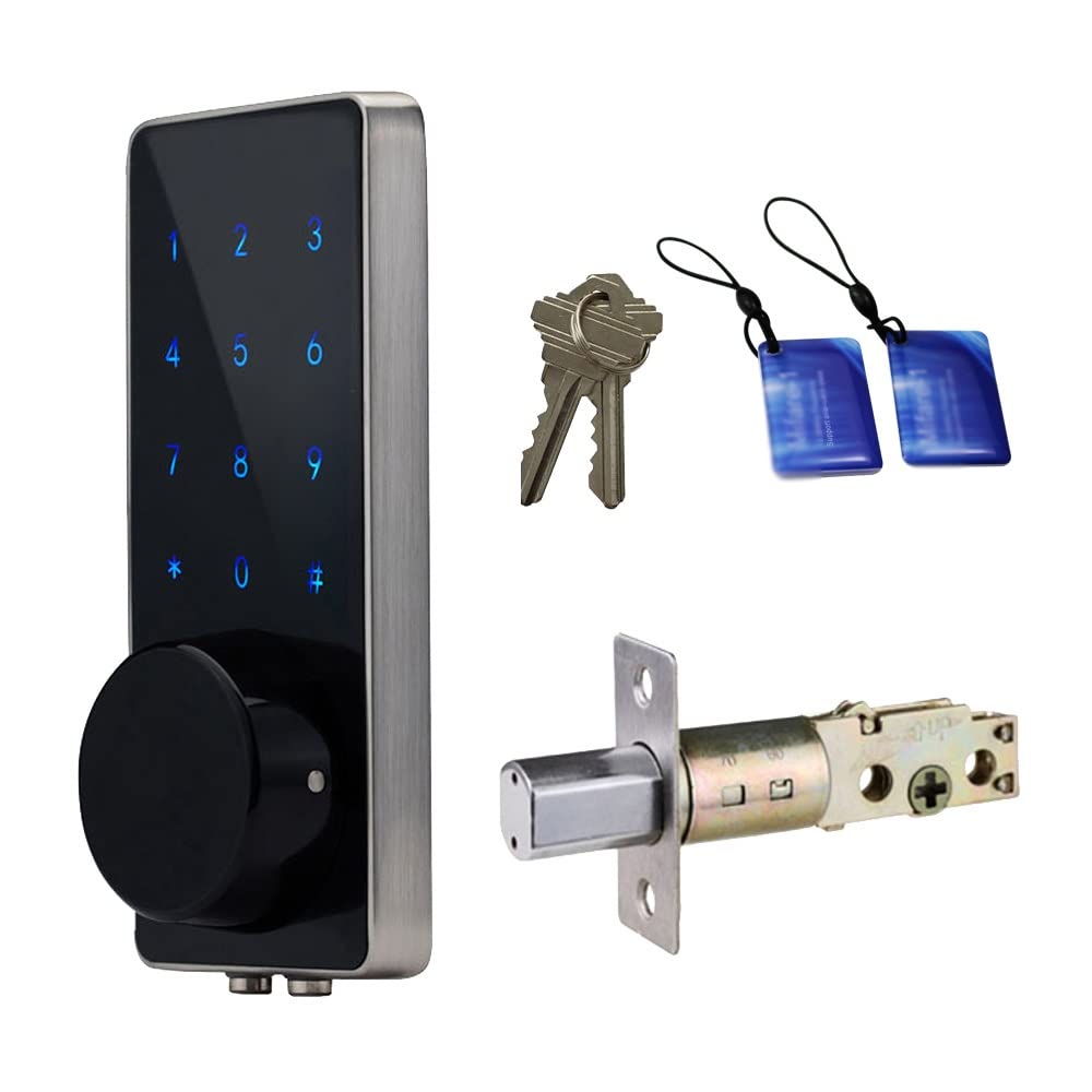 yIXAGLPU Zinc Alloy Electronic Digital Door Lock,Smart Keypad Code Keyless Entry Security Door Lock,Password Keyless Door Lock Electronic - The One Stop Deals